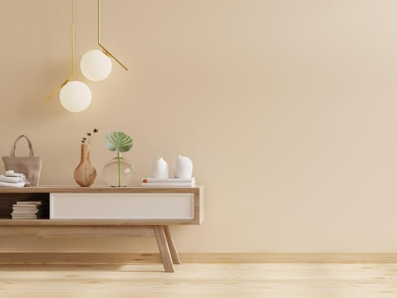 Sala de estar com bege Sala de estar com bege