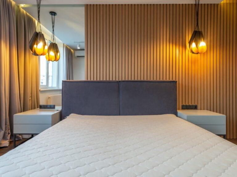 quarto decorado com pendentes