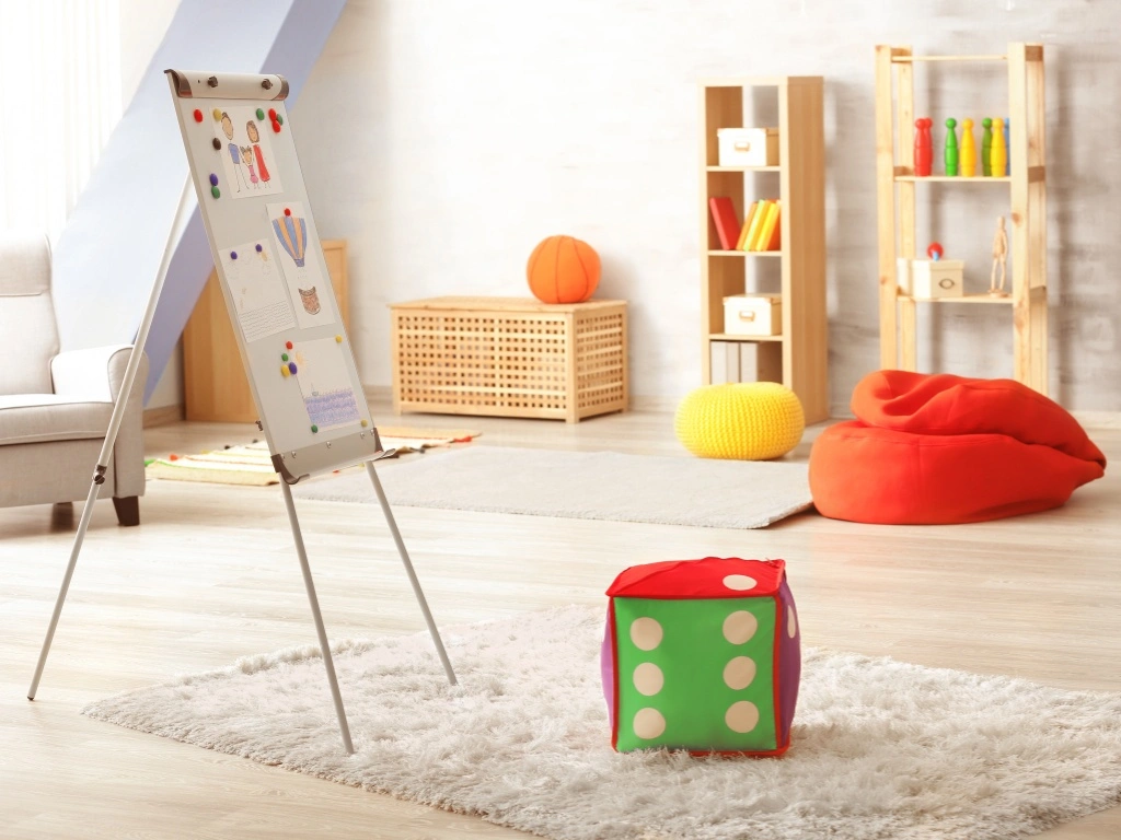 Quarto infantil com temática lúdica