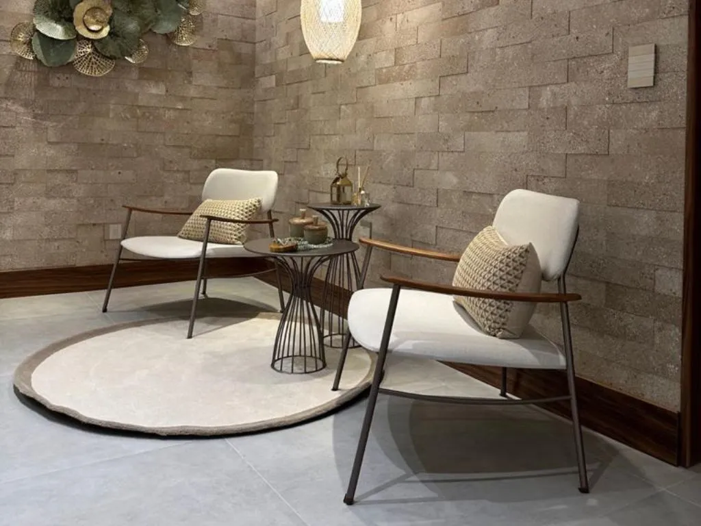 pedra flexível autocolante