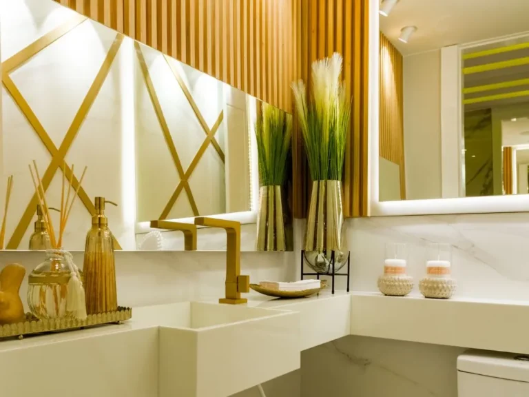 01 - Painel ripado no banheiro